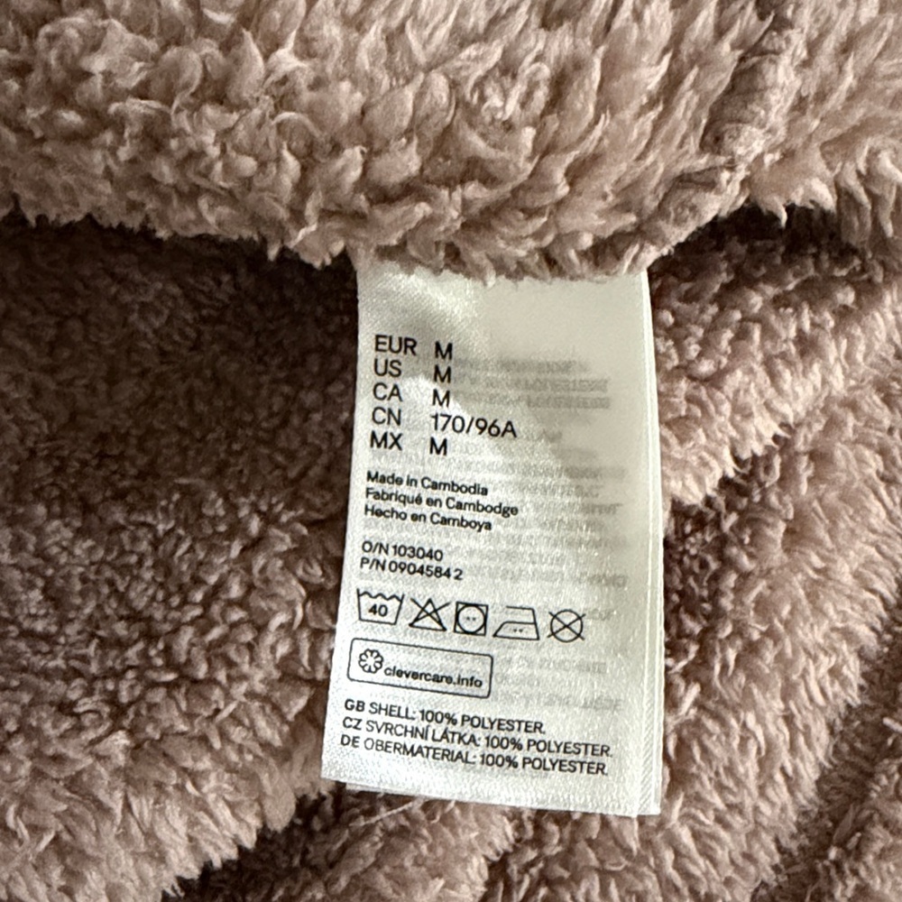 H&M Dusty Pink Fleece sweater - Picture 4 of 4